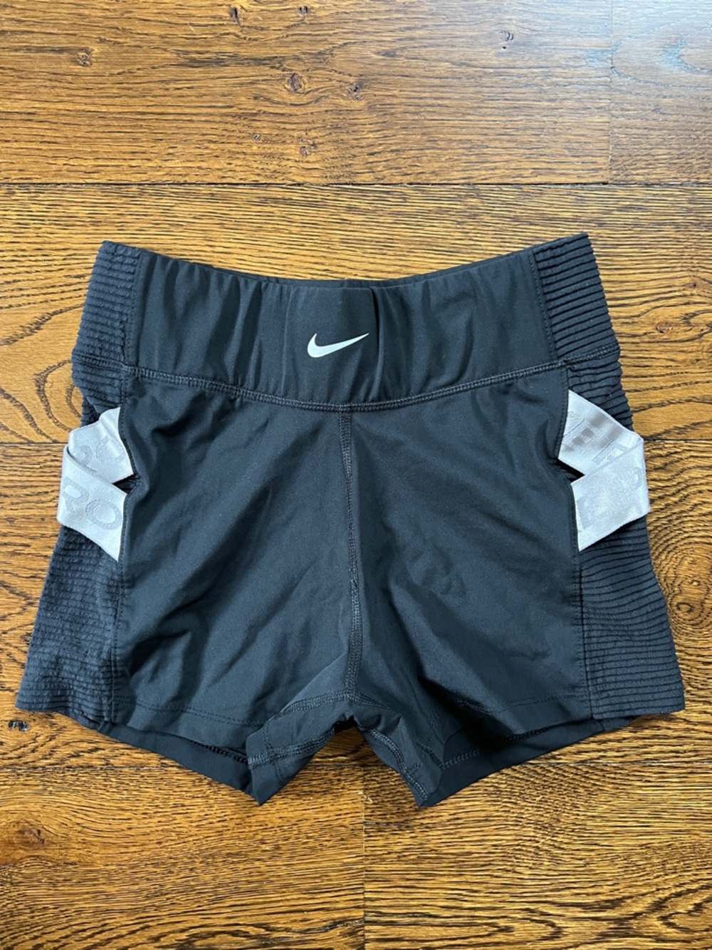 Nike Black Women’s Bike Shorts with Reflective Accents